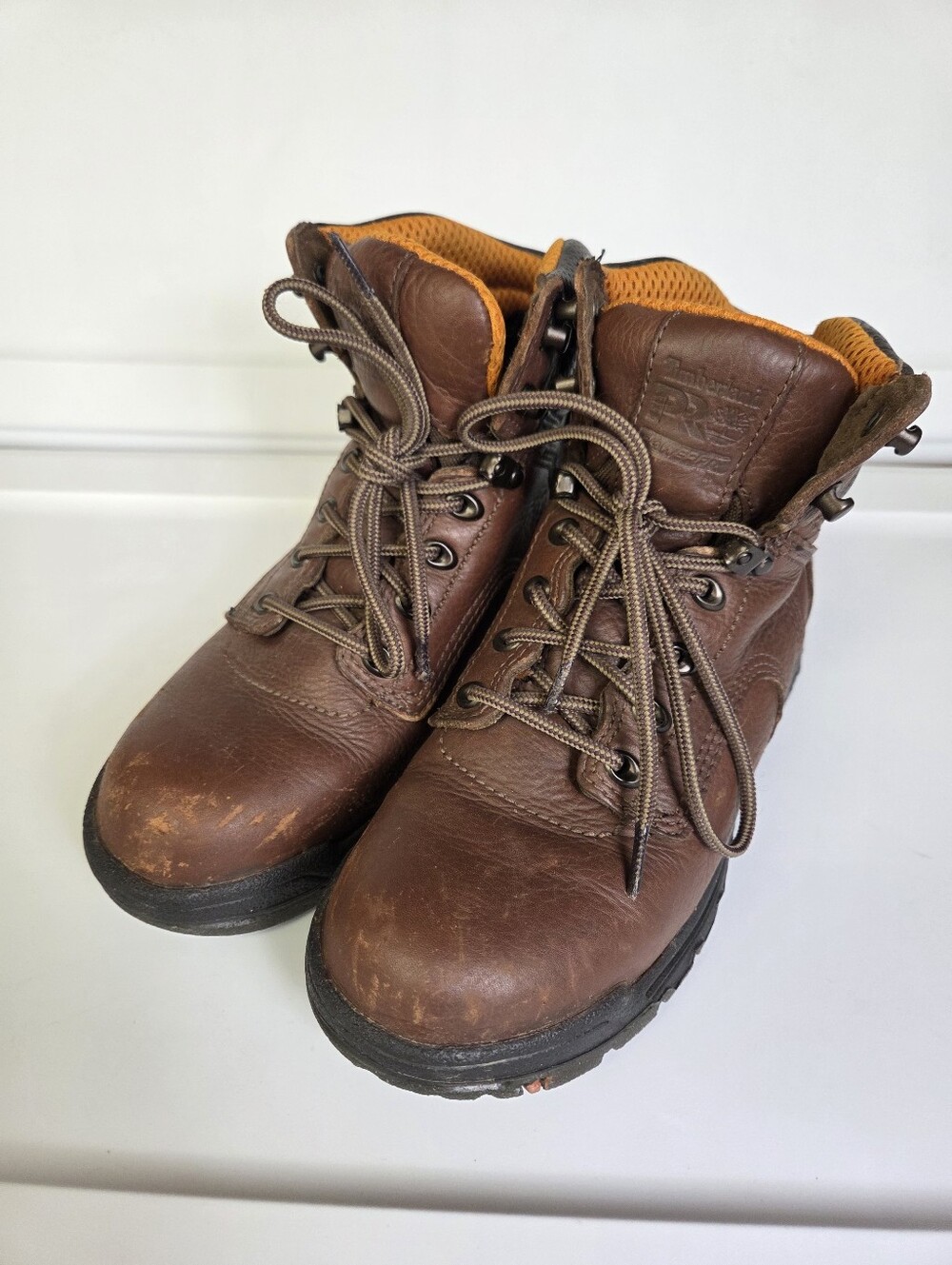 Timberland Pro Lace-up Heavy Duty Geniune Leather Work/ Hiking Boots Womens 7.5